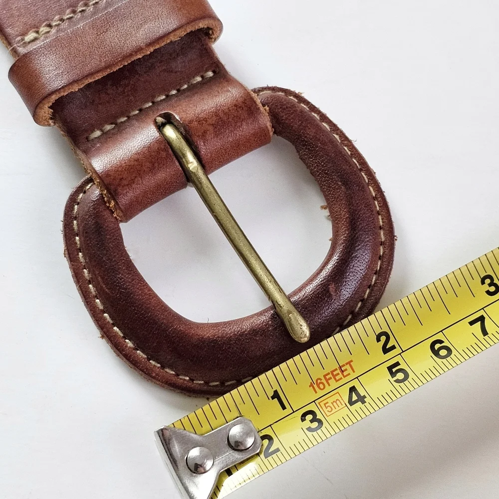 Polo Ralph Lauren Italian Saddle Genuine Leather Brown Belt Men’s Medium 75/30